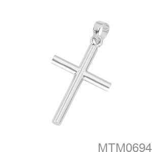 Măt Dây Chuyền Nam Vàng Trắng 14K - MTM0694