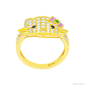 Nhẫn Nữ Hello Kitty Vàng Vàng 18K - MTN1239-1
