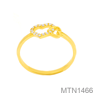 Nhẫn Nữ Trái Tim Vàng 18K - MTN1466