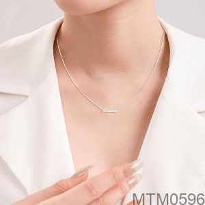 Dây Mặt Nữ Bạch Kim - MTM0596