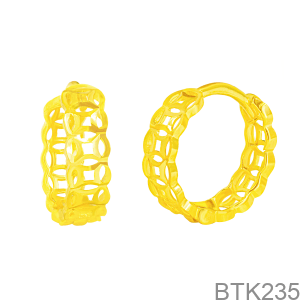 Bông Tai Nữ Vàng Vàng 18K - BTK235