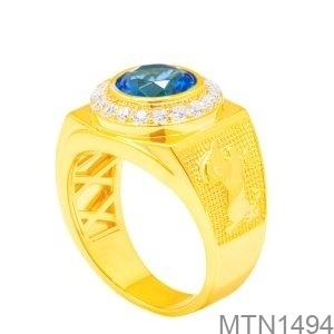 Nhẫn Nam Vàng Vàng 18K(750) - MTN1494