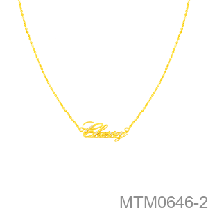 Dây Mặt Nữ Vàng Vàng 14K - MTM0646-2