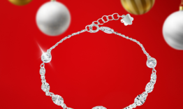 Gợi ý top 5 thiết kế trang sức vàng trắng điểm tô nét xinh của nàng dịp Giáng Sinh 2023