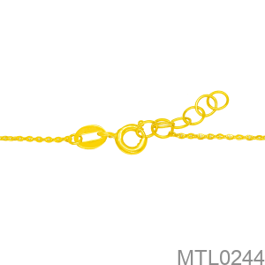 Lắc Tay Nữ Vàng Vàng 18K - MTL0244