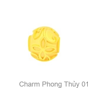 Hạt Charm Vàng Hình Quả Cầu 24K - Charm Phong Thủy 01