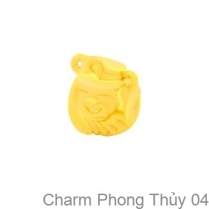 Charm Vàng 999.9 Hình Mặt Thần Tài - Charm Phong Thủy 04