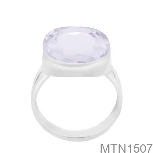 Nhẫn Nam Vàng Trắng 14K - MTN1507