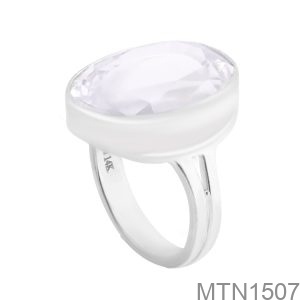 Nhẫn Nam Vàng Trắng 18K(750) - MTN1507