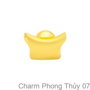 Charm Vàng 999.9 Hình Thỏi Vàng - Charm Phong Thủy 07