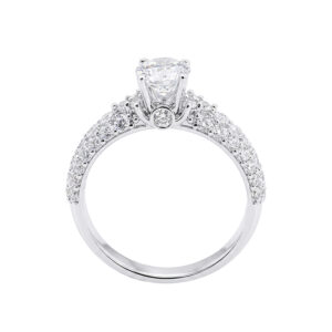 Nhẫn Cầu Hôn Vàng Trắng 18K - MTN1515