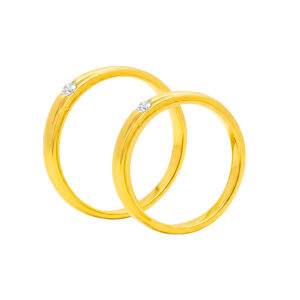Nhẫn Cưới Vàng Vàng 610 - NC0023-2