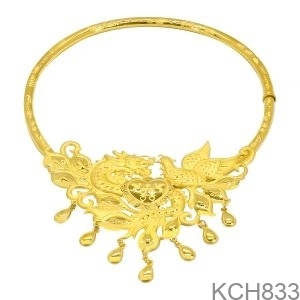 Kiềng cưới Vàng Vàng 24K - KCH833