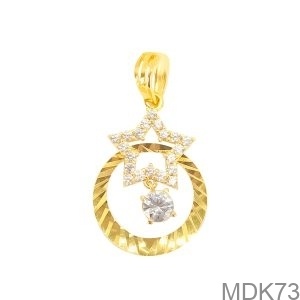 Mặt Dây Nữ Vàng Vàng 610 - MDK73