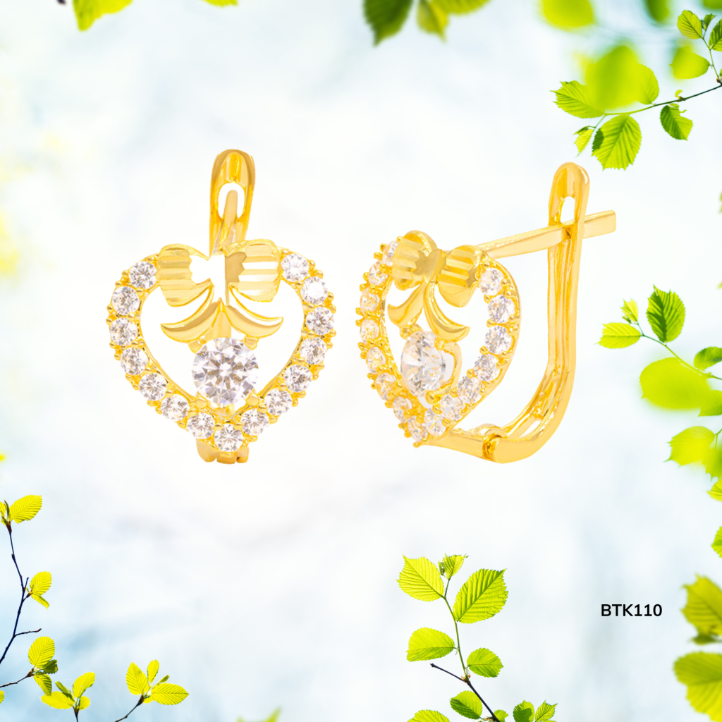 Top Mẫu Bông Tai Nữ Vàng “Đổ Gục” Nhiều Nàng Thơ