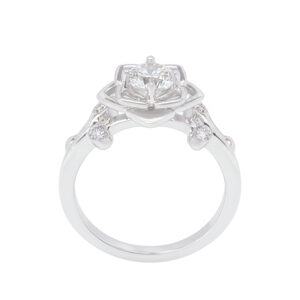 Nhẫn Nữ Vàng Trắng 10K - MTN1523