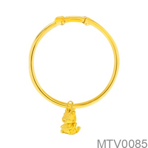 Vòng Tay Trẻ Em Hình Rồng Vàng Vàng 18K - MTV0085