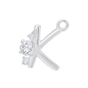 Mặt Dây Nữ Bạc Chữ K - SMTM0729
