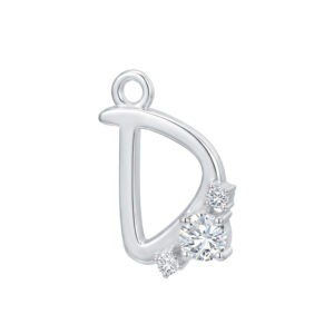 Mặt Dây Nữ Bạc Chữ D - SMTM0732