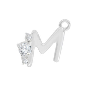 Mặt Dây Nữ Bạc Chữ M - SMTM0734