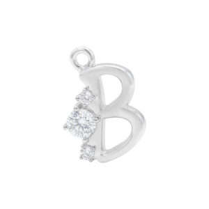 Mặt Dây Nữ Bạc Chữ B - SMTM0736