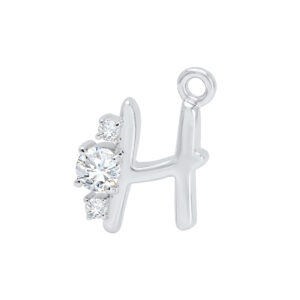 Mặt Dây Nữ Bạc Chữ H - SMTM0738