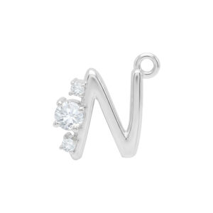 Mặt Dây Nữ Bạc Chữ N - SMTM0741