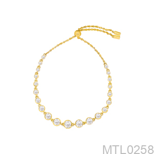 Lắc Tay Nữ Vàng Vàng 18K - MTL0258