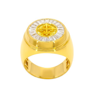Nhẫn Nam Vàng Vàng 18K - MTN1540