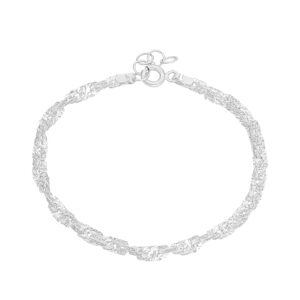 Lắc Tay Nữ Vàng Trắng 10K - LTK143-2