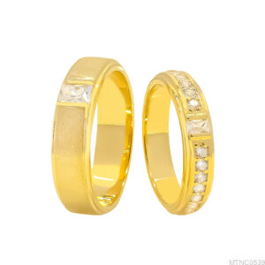 Nhẫn Cưới Vàng Vàng 18K - MTNC0539