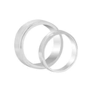 Nhẫn Cưới Vàng Trắng 10K - MTNC0540