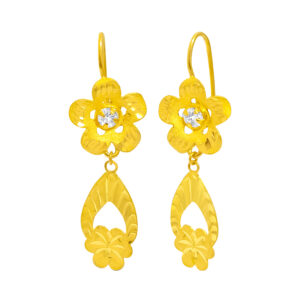 Bông Tai Cưới Vàng 24K - BTH152