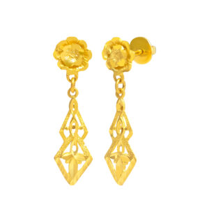 Bông Tai Cưới Vàng 24K - BTH47