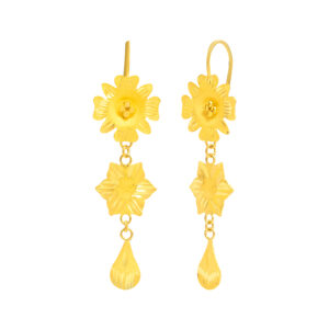 Bông Tai Cưới Vàng 24K - BTH544