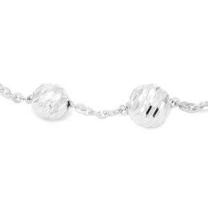 Lắc Tay Vàng Trắng 10K - L2.0005-1