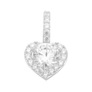 Mặt Dây Nữ Vàng Trắng 10K - MDH519-1