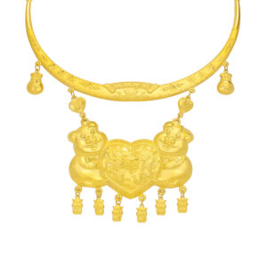 Dây Chuyền Cưới Vàng Vàng 24K - DCH897