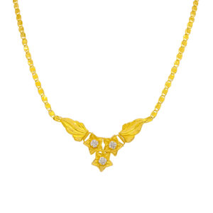 Dây Chuyền Cưới Vàng Vàng 24K - DCY118