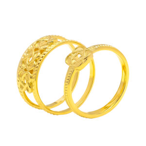 Nhẫn Cưới Vàng Vàng 18K - MTNC0553