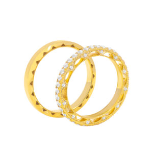 Nhẫn Cưới Vàng Vàng 18K - MTNC0565