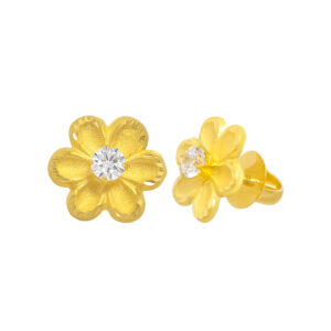 Bông Tai Cưới Vàng Vàng 24K - BTH977