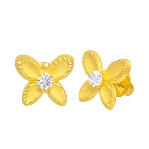 Bông Tai Cưới Vàng Vàng 24K - BTH898