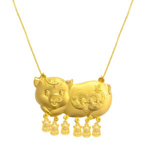 Dây Chuyền Cưới Vàng Vàng 24K - DCH894