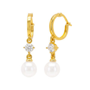 Bông Tai Nữ Vàng Vàng 18K - MTB0378