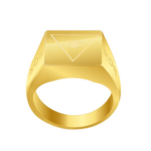 Nhẫn Nam Bạc 925 Mạ Vàng - SMTN1604