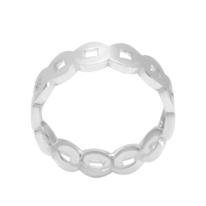 Nhẫn Nữ Vàng Trắng 10K - MTN1605