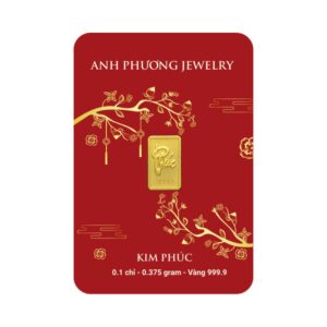 Kim Phúc 0.1 chỉ Chữ Phúc Vàng 999.9 - KP02