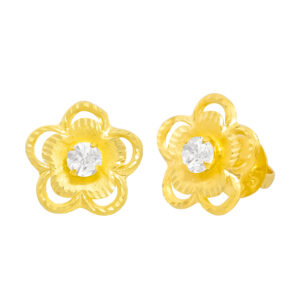 Bông Tai Cưới Vàng Vàng 24K - BTH914