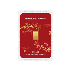Kim Lộc 0.1 chỉ Chữ Lộc Vàng 999.9 - KL02
